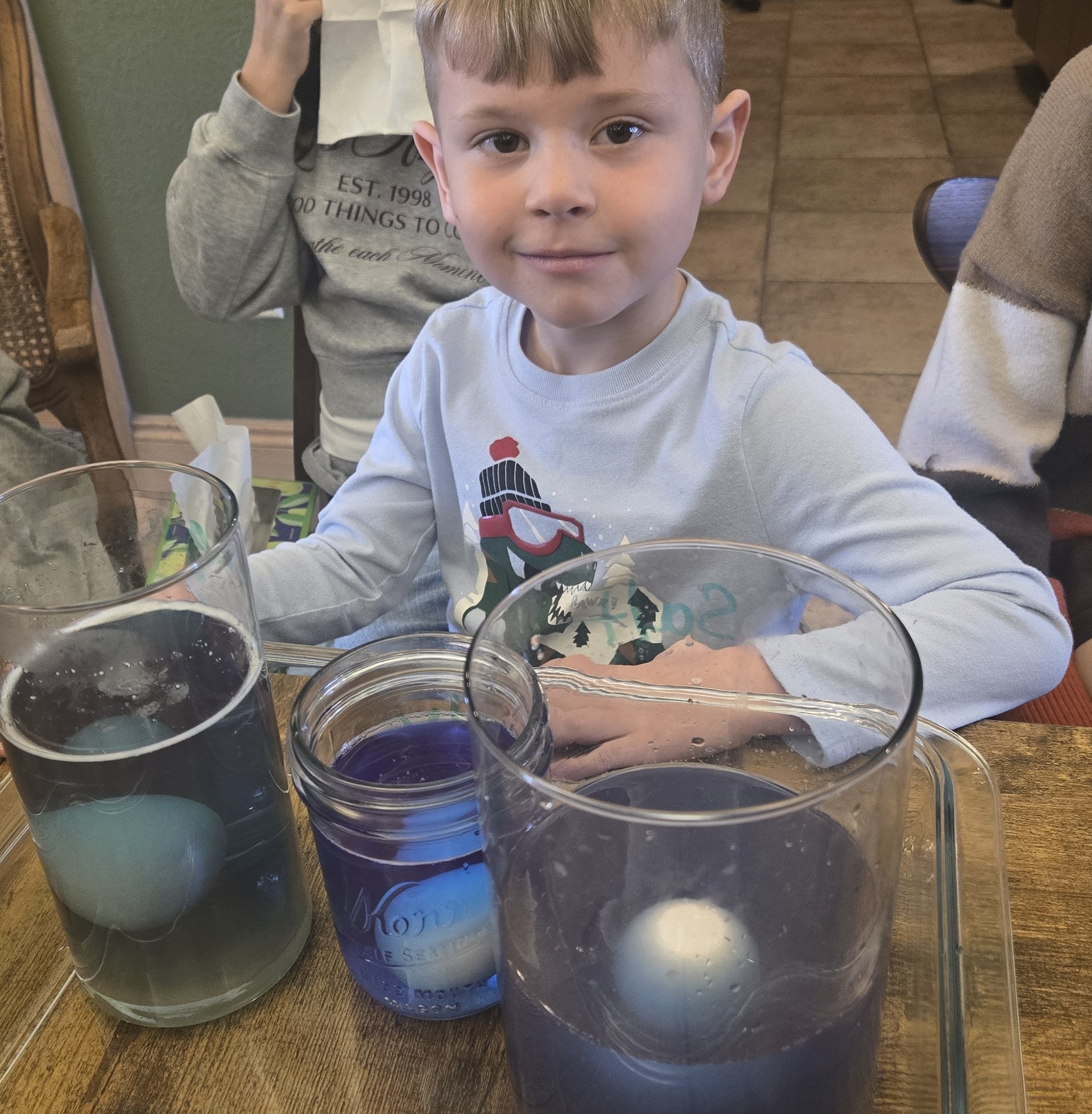 Student at a table at Focus Microschool